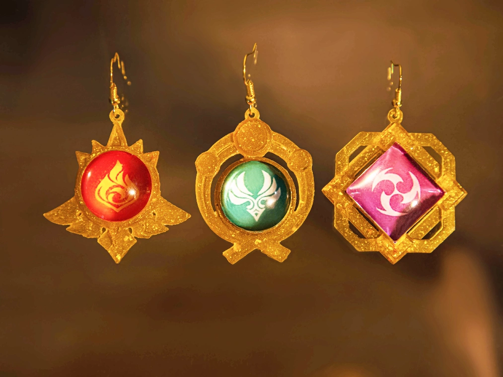 Vision Earrings | Genshin Impact | Free Shipping