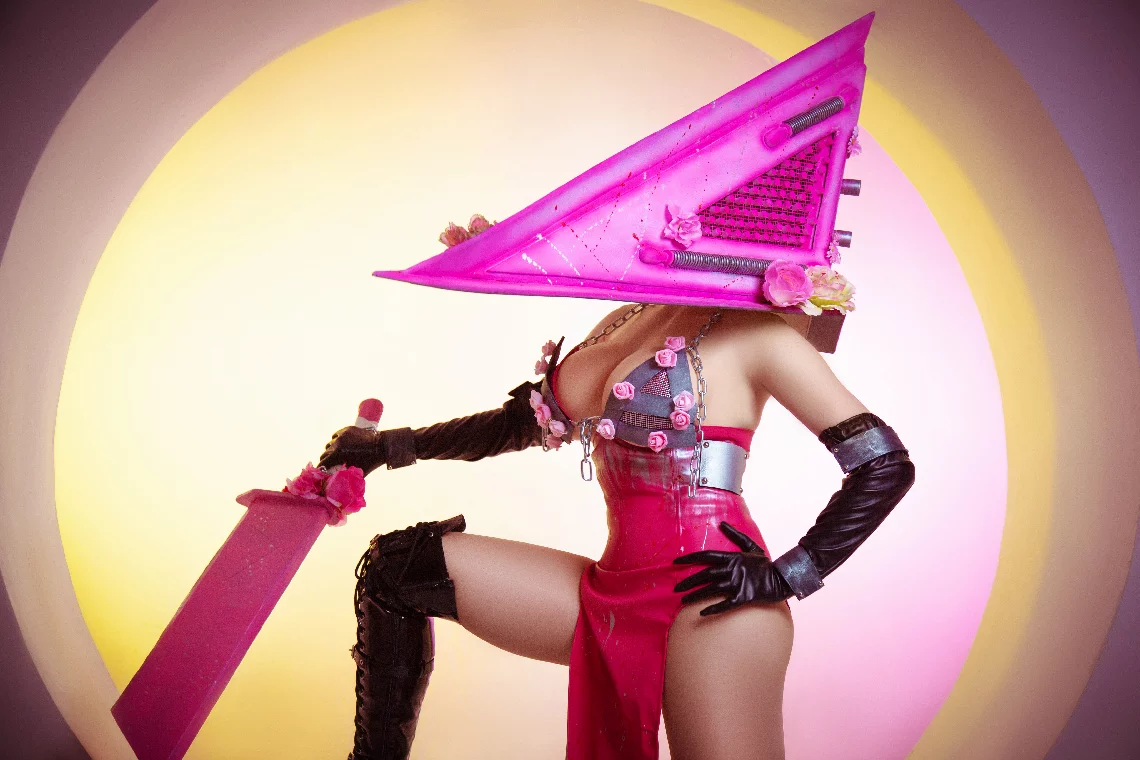 Pyramid Head Female Pink Edition costume | Silent Hill | Free shipping