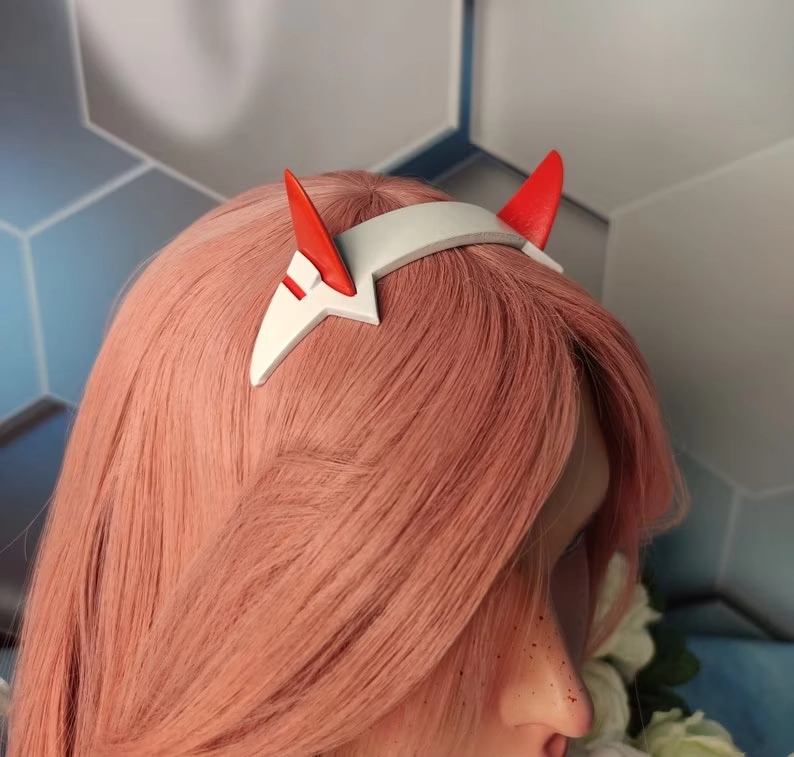 Zero Two Headpiece | Darling | Free Shipping